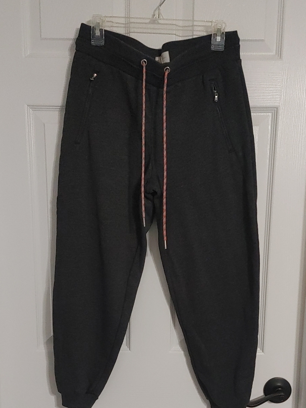 Lou & Grey Drawstring Jogger Sweatpants Women's Medium Charcoal Gray